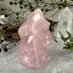 Rose Quartz Crystal Flames 12cm - 19cm