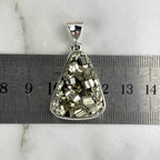 Triangle Pyrite Pendant