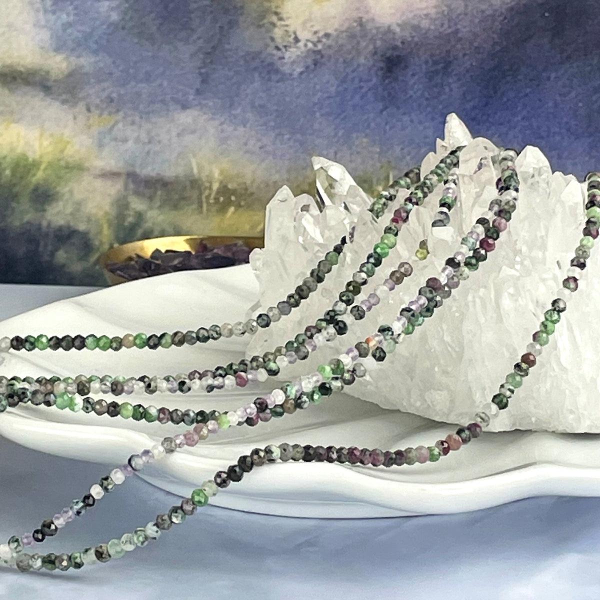 Ruby Zoisite Beads