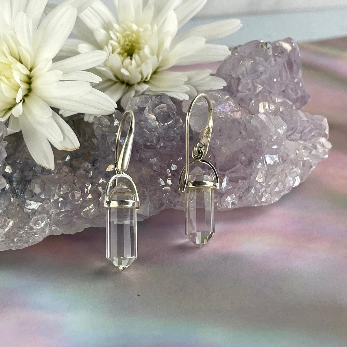 Crystal Wand Earrings