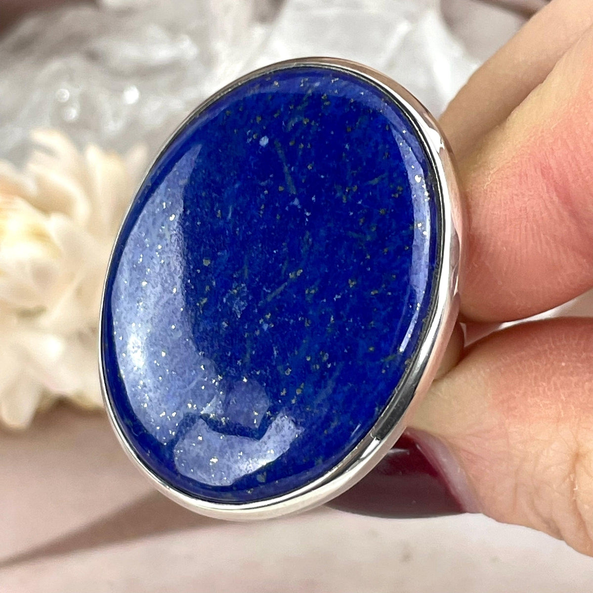 Oval Lapis Lazuli Ring