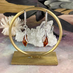 Baltic Amber Flower Earrings