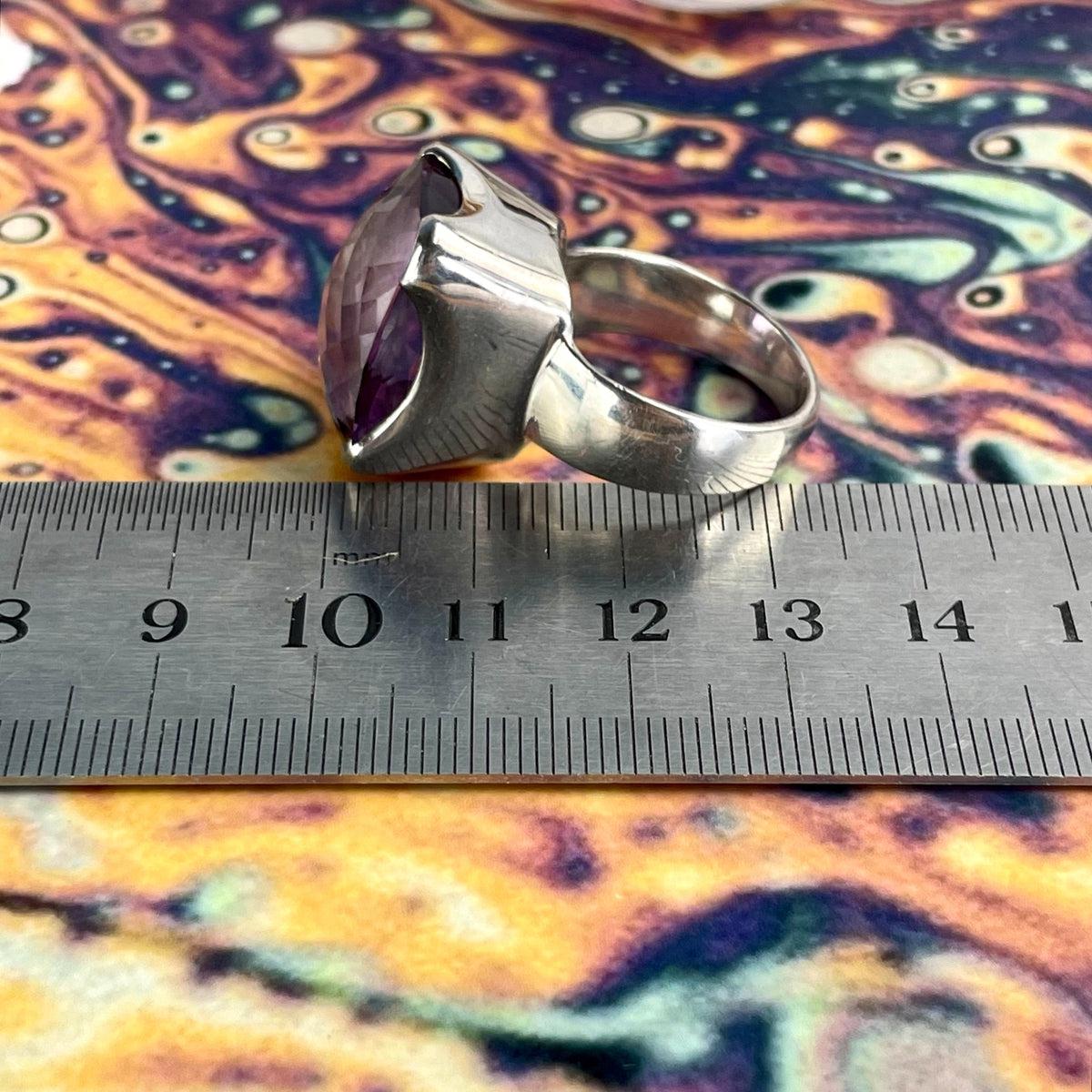 Amethyst Chunky Ring