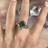 Green Fluorite Sterling Silver Ring