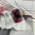 Pink And Black Stone Ring