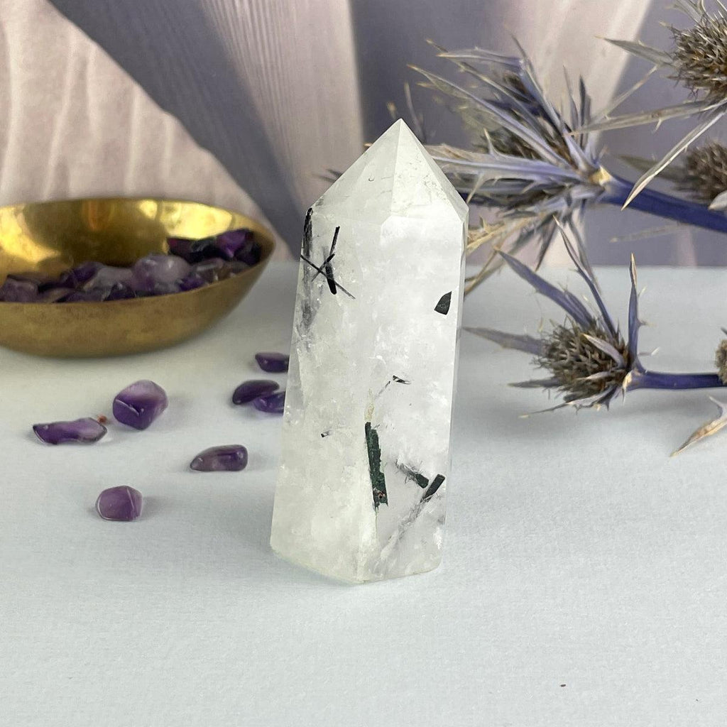 Tourmalated Quartz Point