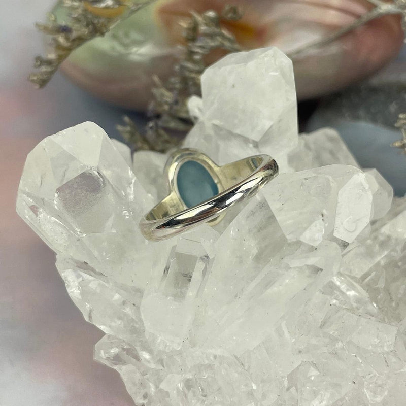 Aquamarine Cabochon Ring