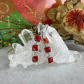 Carnelian Sterling Silver Earrings