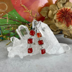 Carnelian Sterling Silver Earrings