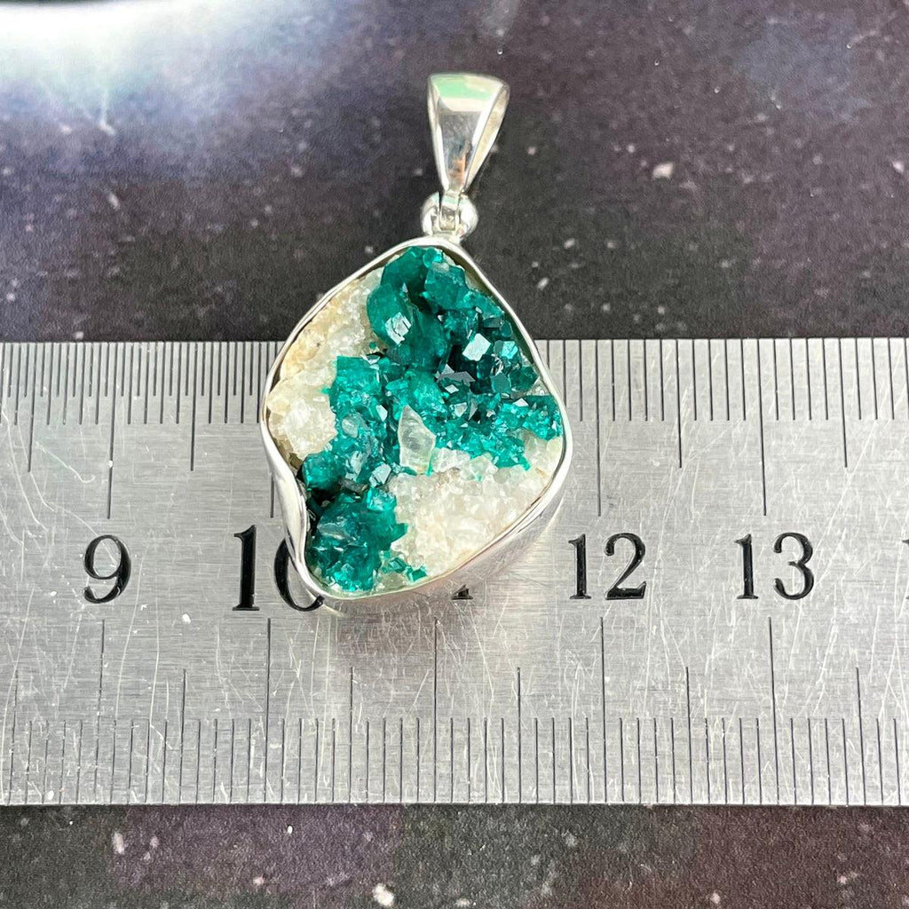 Dioptase Freeform Pendant