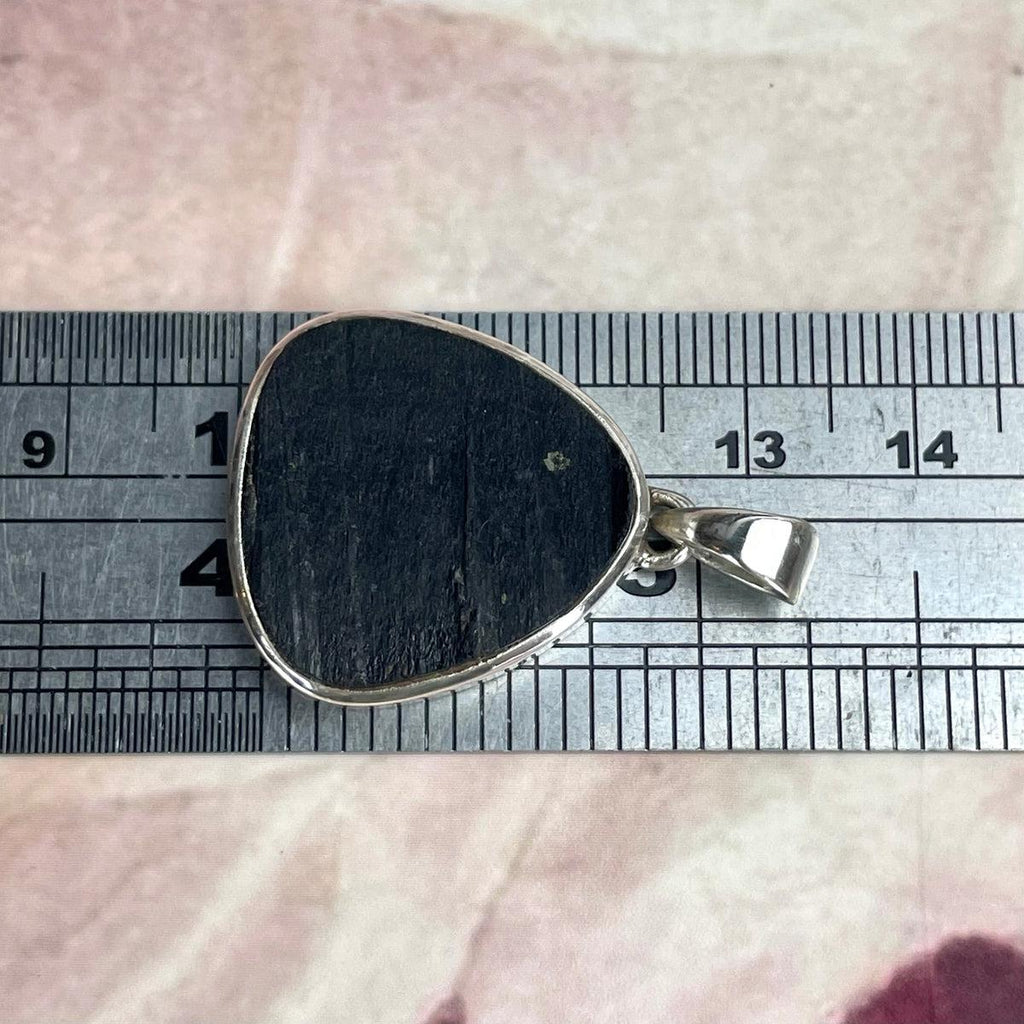 Natural Black Tourmaline Pendant