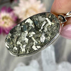 Gold Fleck Crystal Pendant