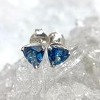 Blue Topaz Studs