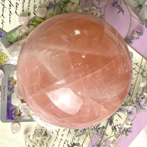 Rose Quartz Crystal Sphere