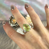 Prehnite Sterling Silver Ring