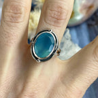 Oval Chalcedony Ring