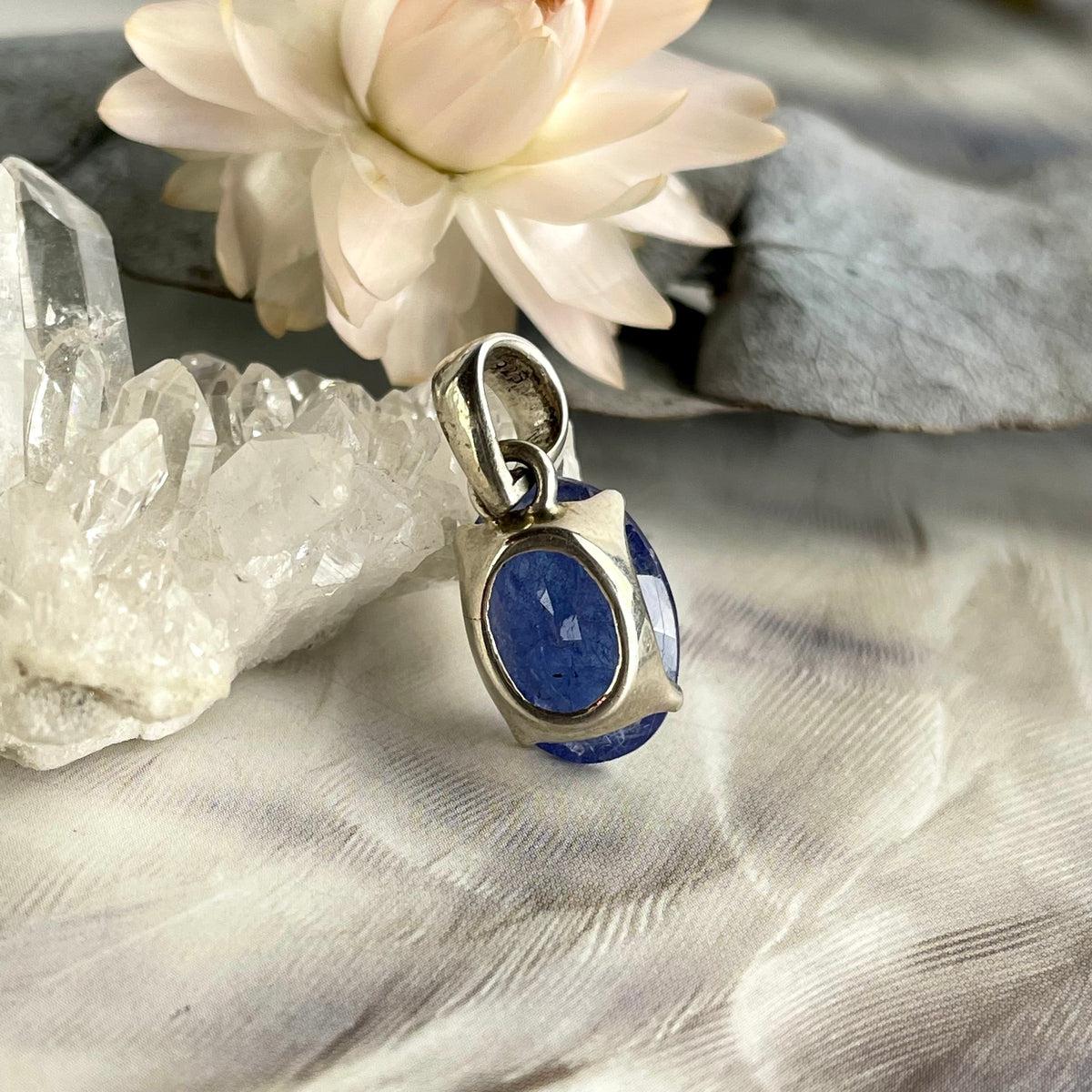 Tanzanite Blue Gemstone Necklace