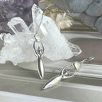 Cat's Eye Moonstone Earrings