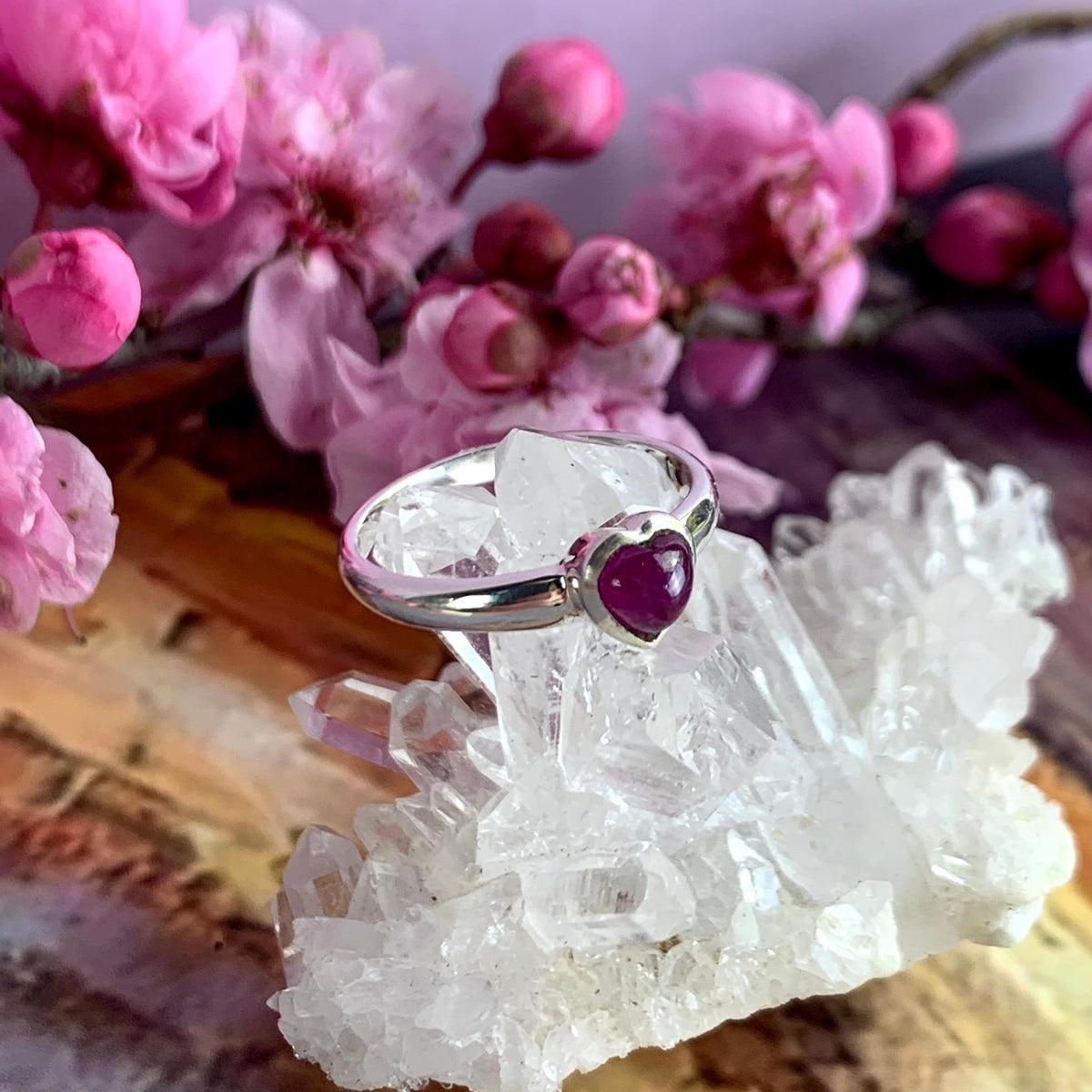 Large Size Ruby Ring