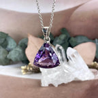 Amethyst Sterling Silver Pendant