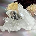 Contemporary Rose Quartz Ring
