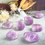 Lilac Colouredl Tumble Stone