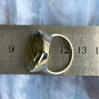 Blue Labradorite Silver Ring