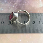 Raw Pink Tourmaline Ring