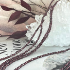 Rhodolite Faceted Beads