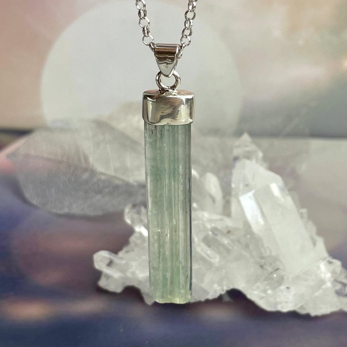 Sterling Silver Aquamarine Pendant