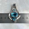 Blue Gemstone Silver Pendant