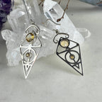 Citrine Sterling Silver Earrings