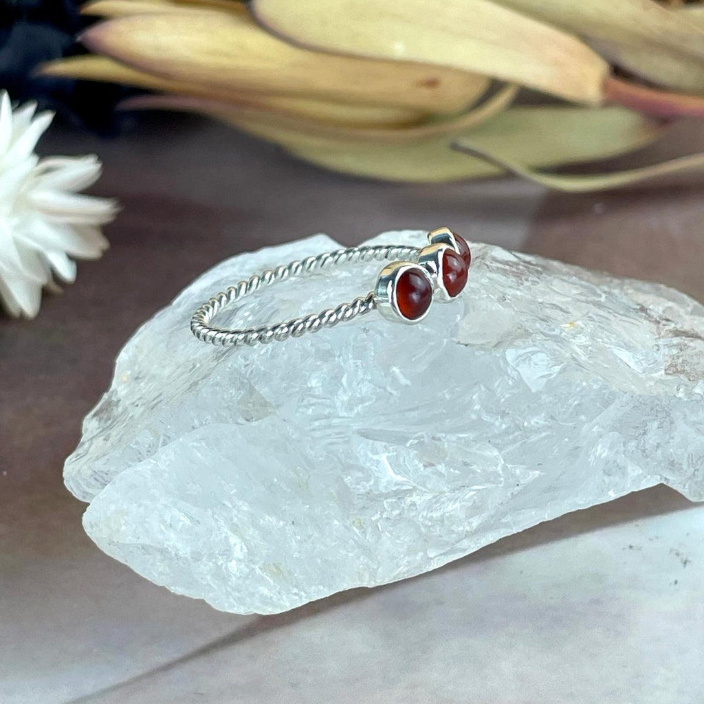 Delicate Amber Ring