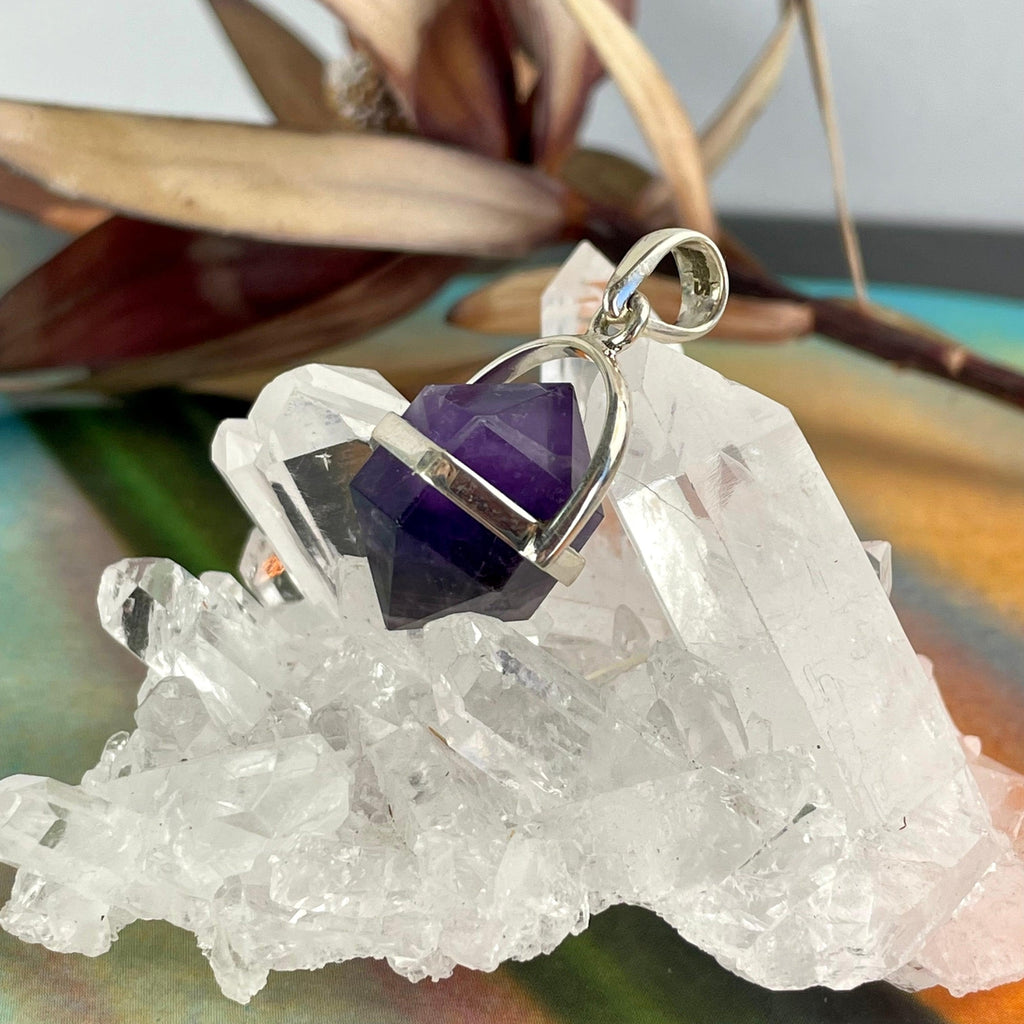 Hanging Amethyst Pendant