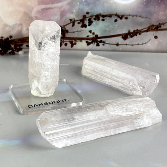 Danburite Raw Crystal Bars