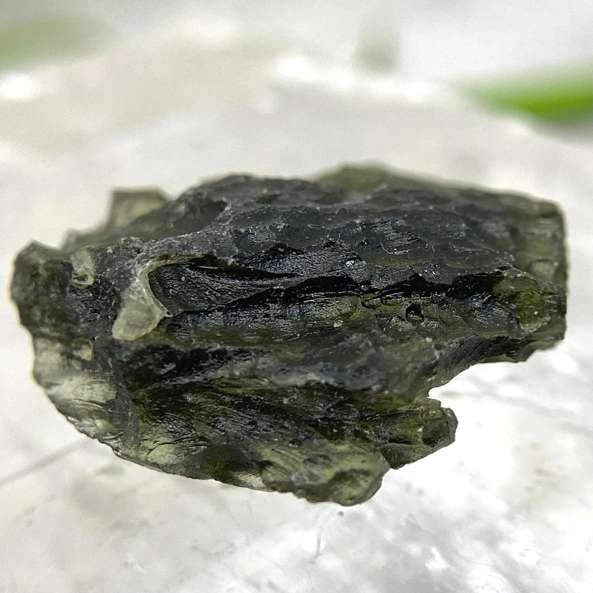 Authentic Moldavite Raw Pieces 3.4 - 4.43g