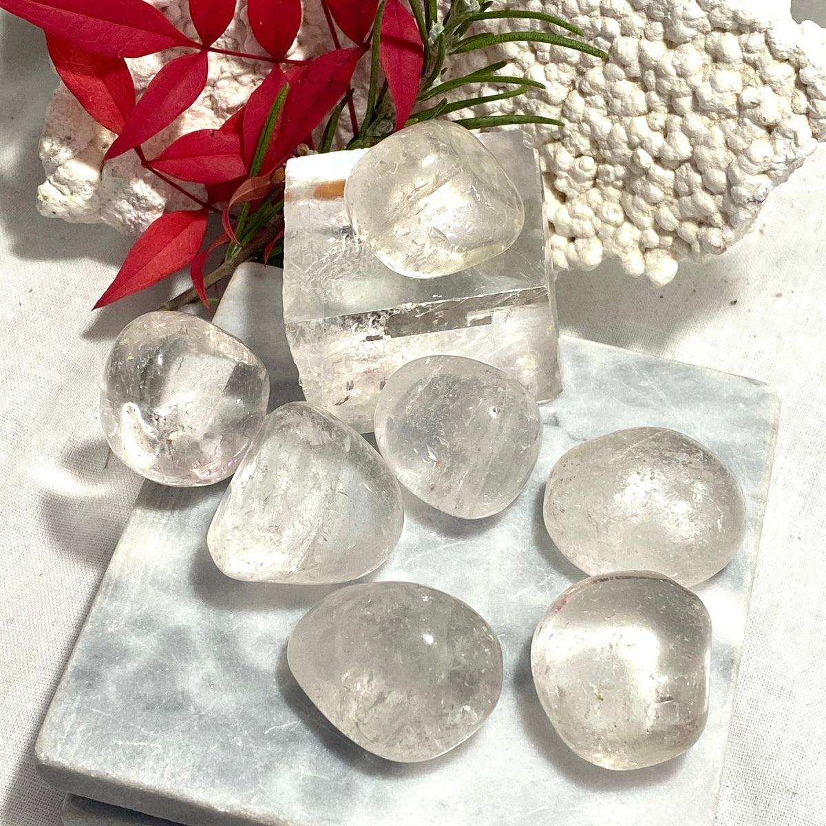 Clear Quartz Tumble Stones