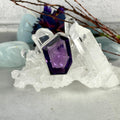 Geometric Shape Crystal Ring