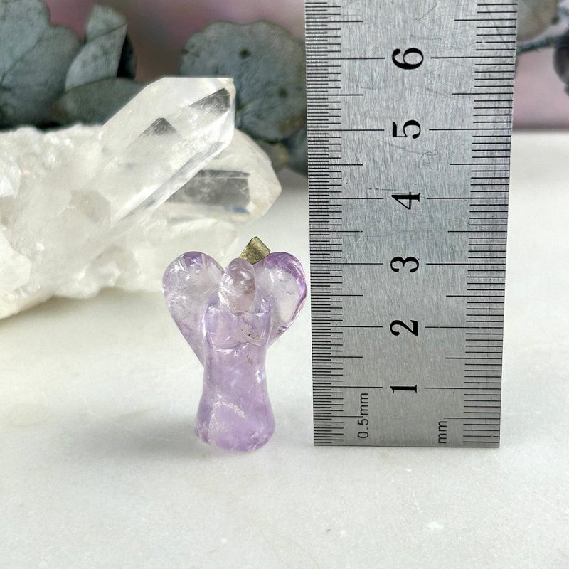 Winged Woman Crystal Pendant