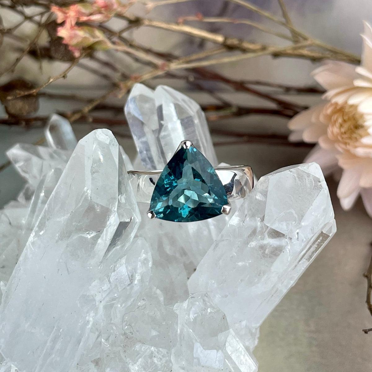 Green Crystal Ring