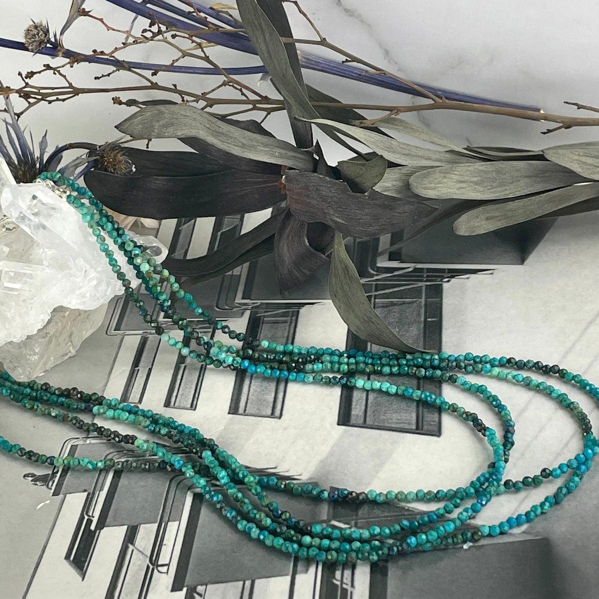 Small Green Crystal Beads