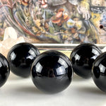 Small Black Obsidian Crystal Balls