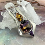 Mixed Stone Contemporary Design Pendant