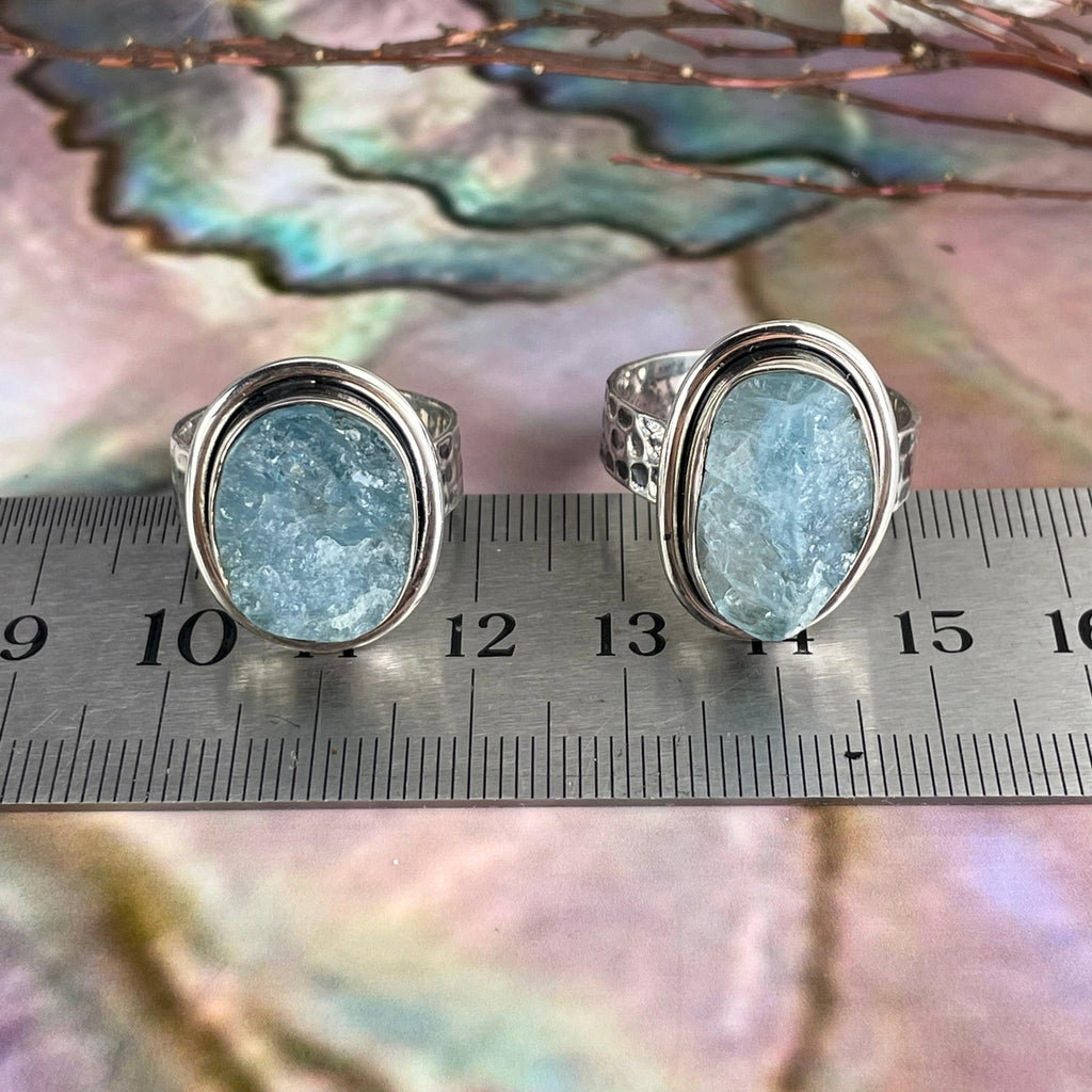 Oval Aquamarine Ring