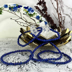 Bright Blue Crystal Bead Bracelet