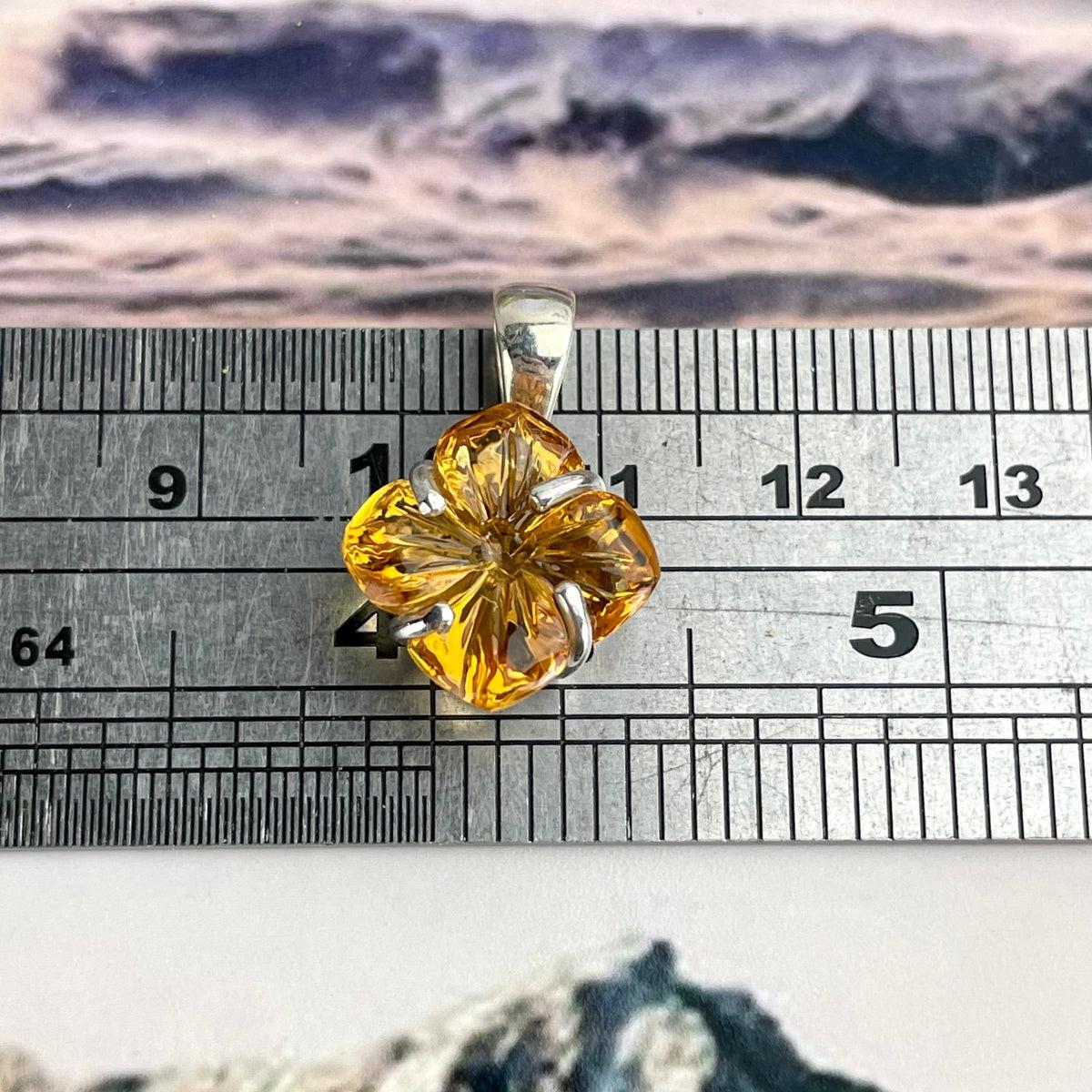 Flower Silver Pendant