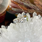 Filigree Band Gemstone Ring