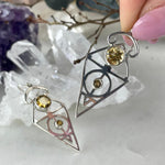 Citrine Contemporary Earrings