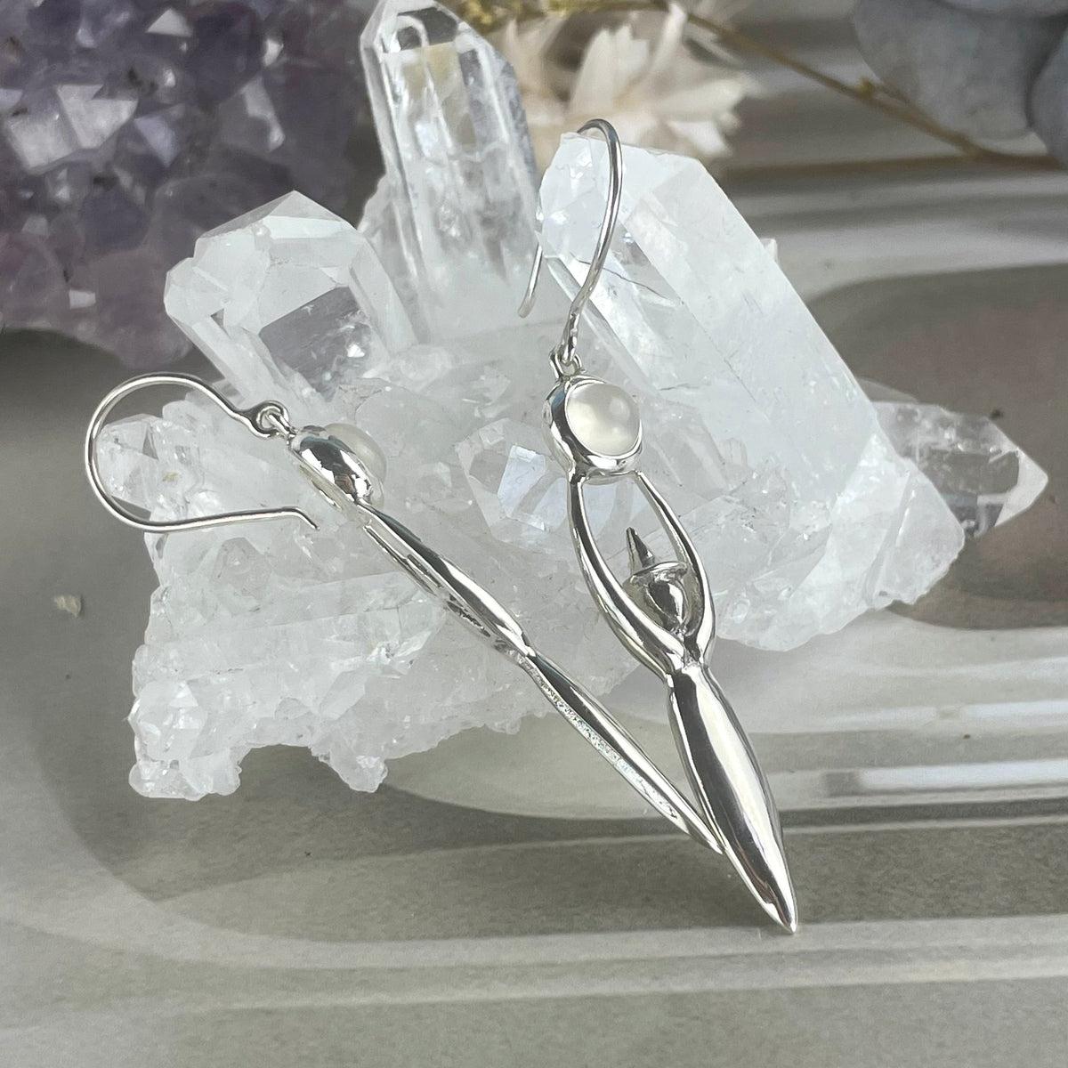Wiccan Gemstone Earrings