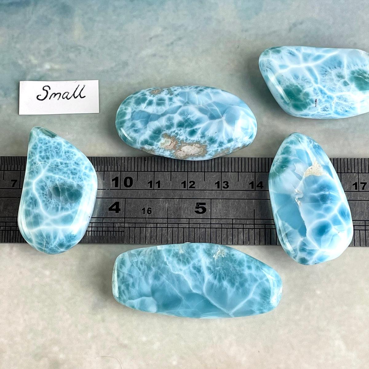 Caribbean Larimar Tumbled Stones